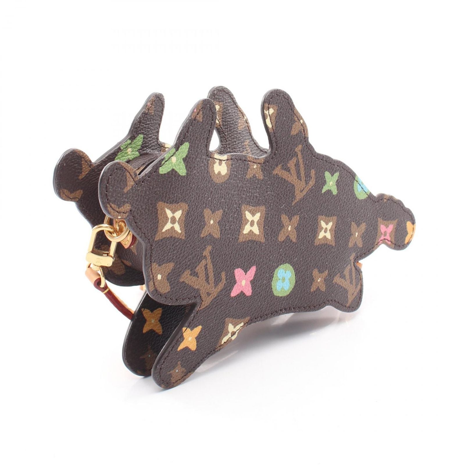 Louis Vuitton Shoulder Bag Dog on Strap Canvas Leather — view 2