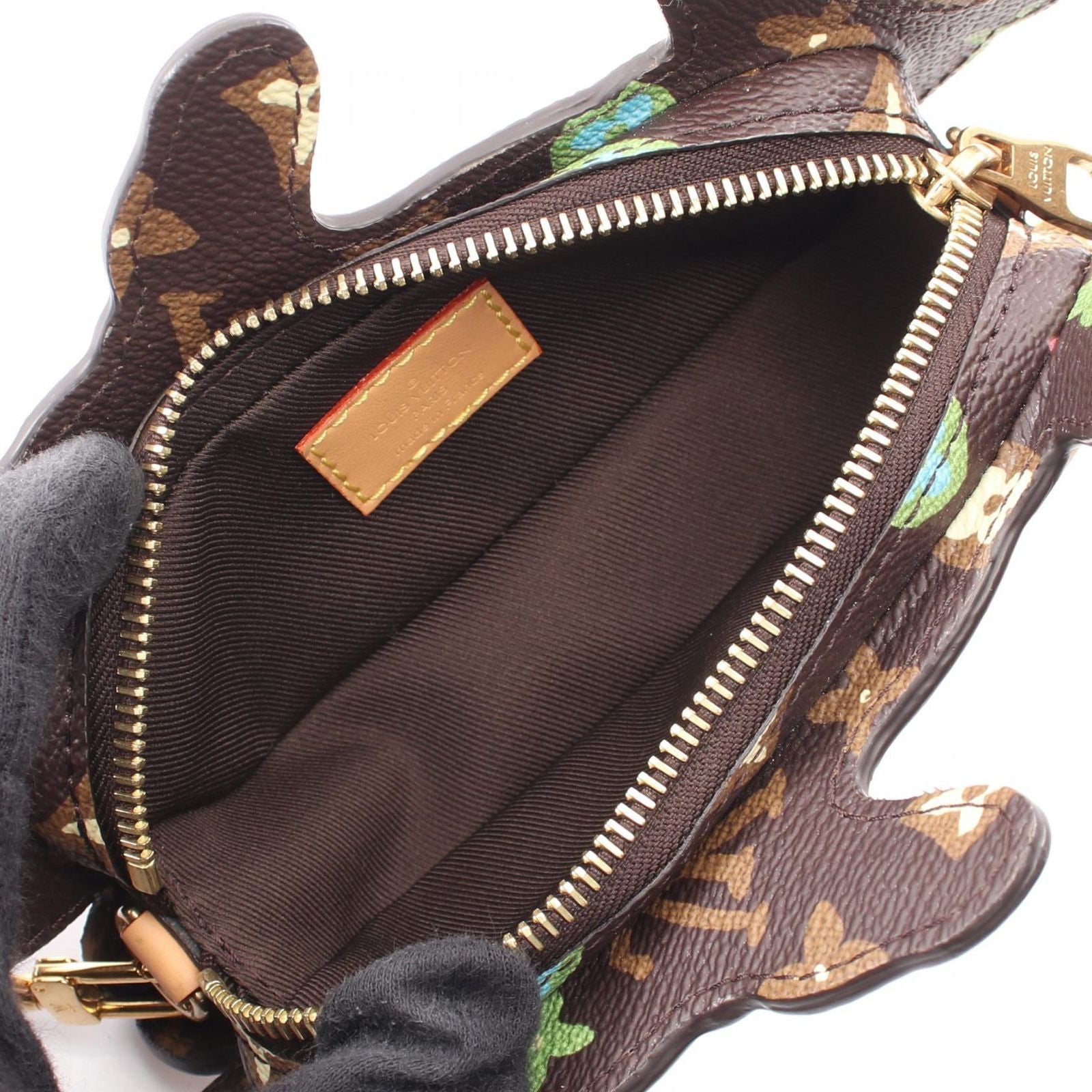 Louis Vuitton Shoulder Bag Dog on Strap Canvas Leather — view 3