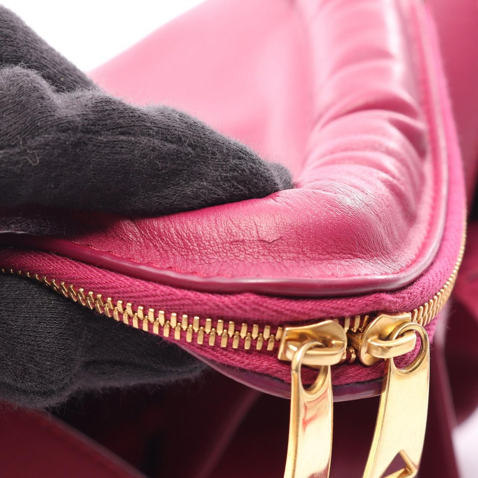 Bottega Veneta Handbag Peak Purple Leather — view 8