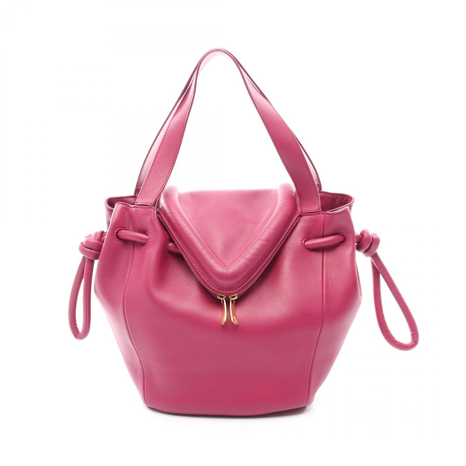 Bottega Veneta Handbag Peak Purple Leather