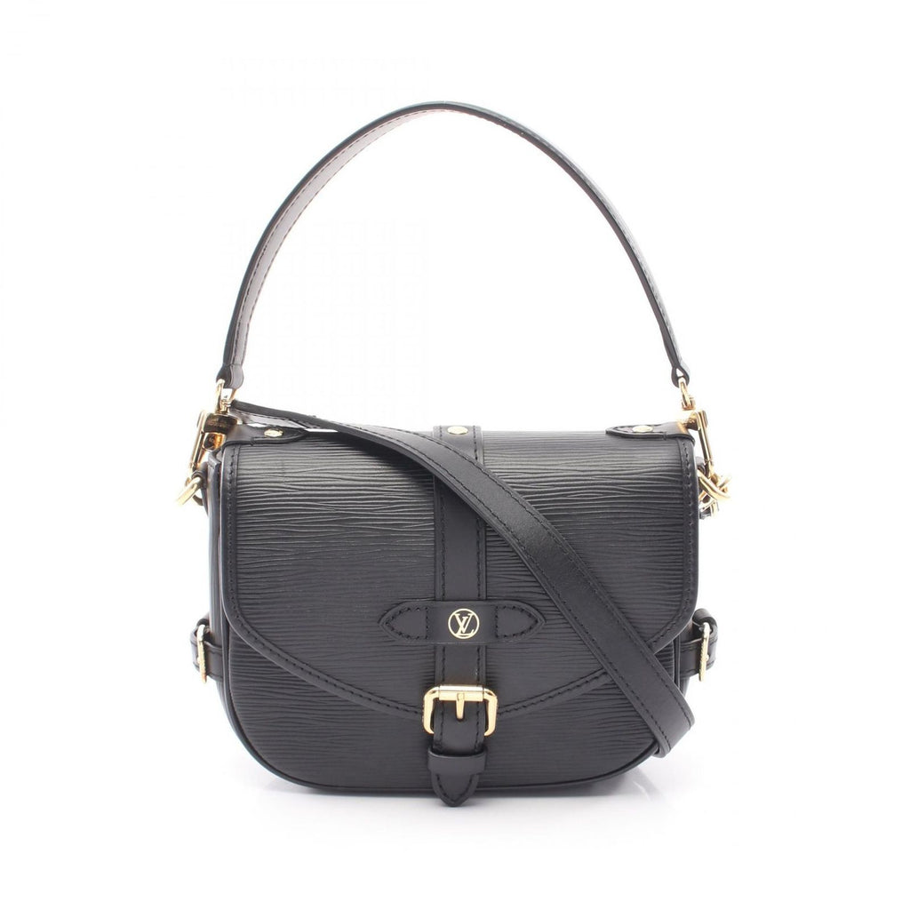 Louis Vuitton Handbag Saumur BB 2-Way Noir Leather