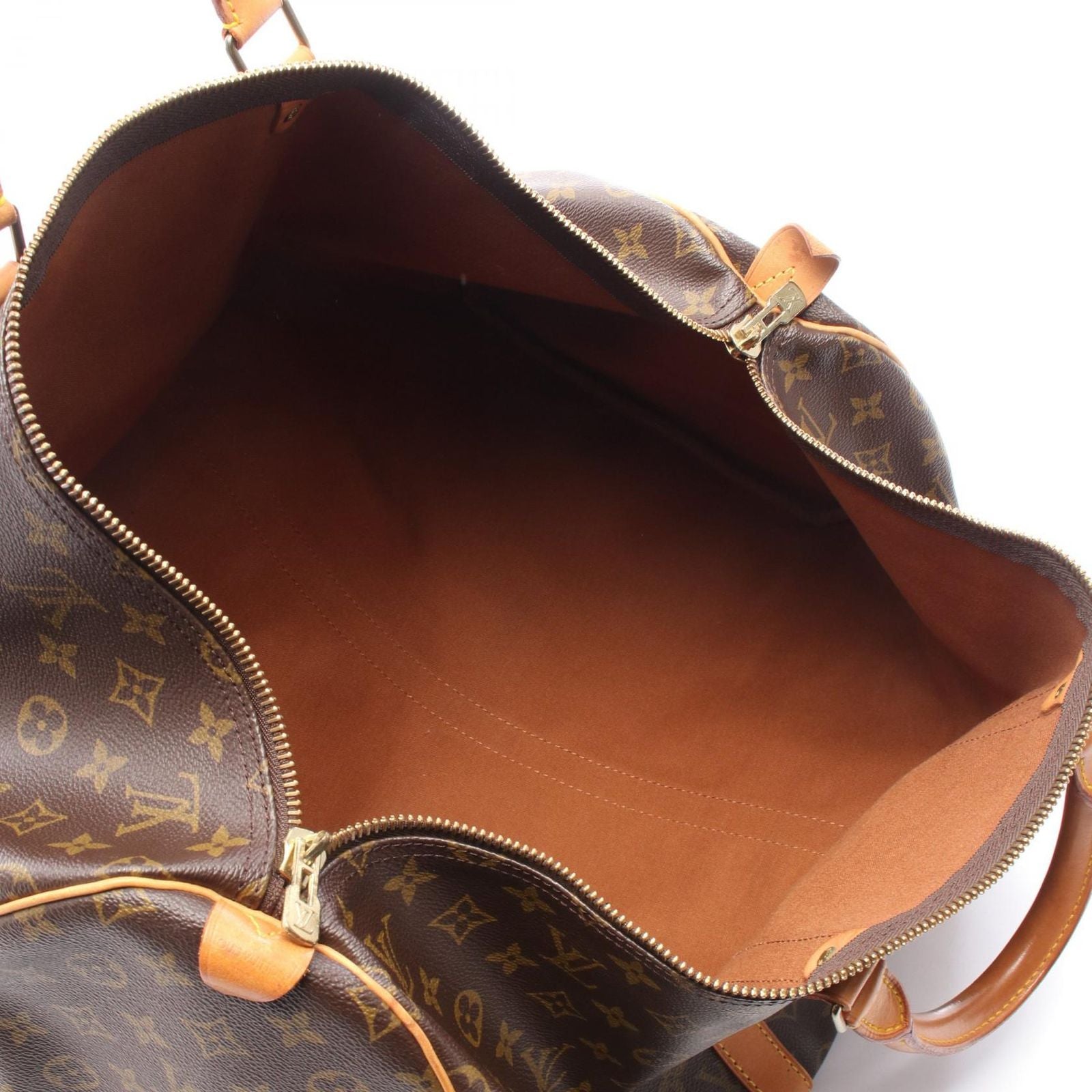 Louis Vuitton Boston Bag Keepall 55 Monogram Canvas Leather — view 3