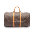 Louis Vuitton Boston Bag Keepall 55 Monogram Canvas Leather