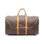 Louis Vuitton Boston Bag Keepall 55 Monogram Canvas Leather