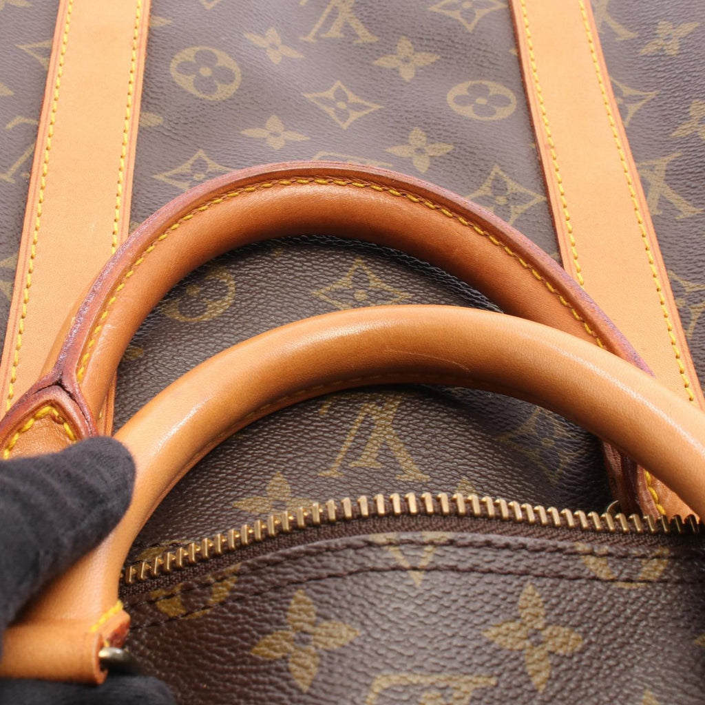 Louis Vuitton Boston Bag Keepall 55 Monogram Canvas Leather — view 6