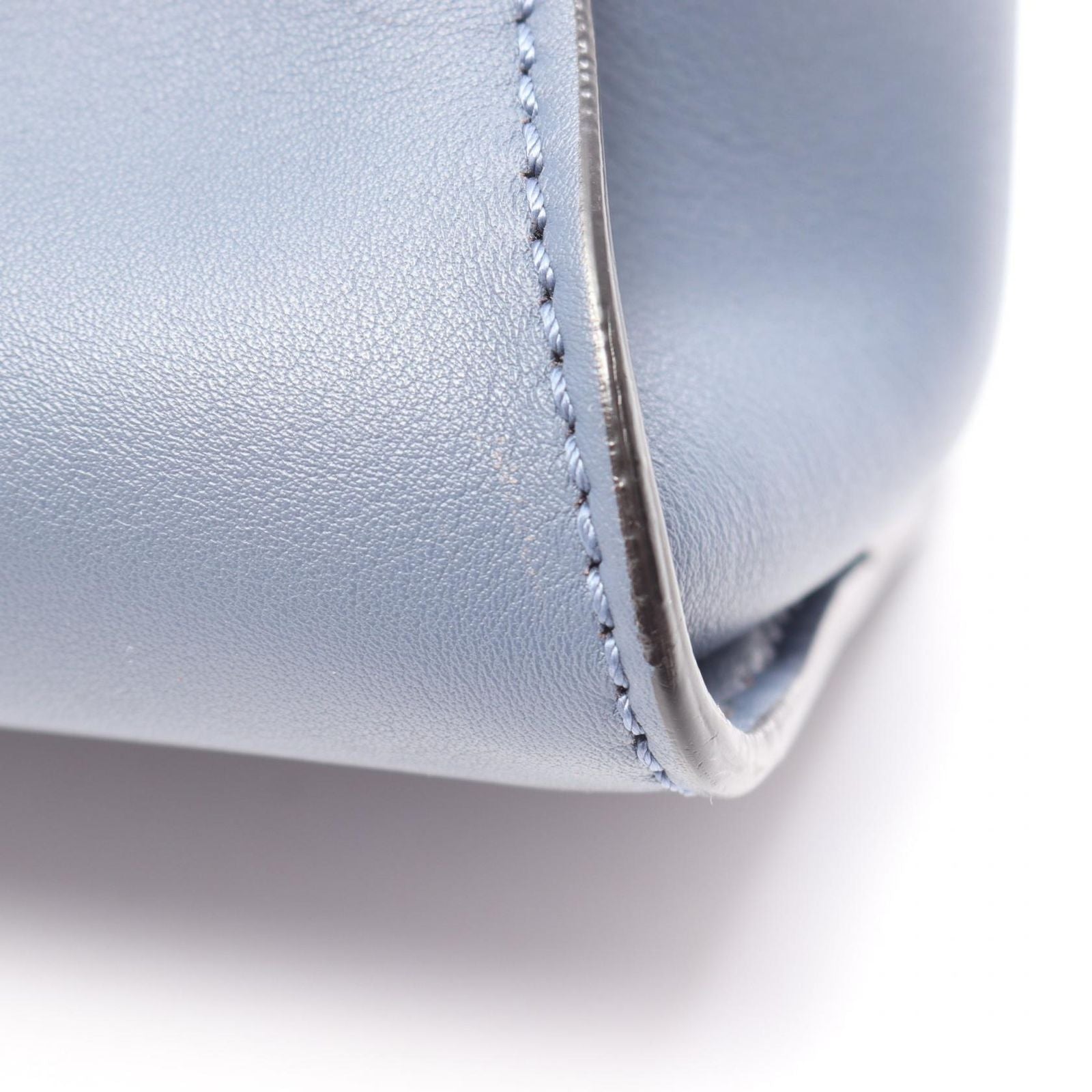 Fendi Handbag Peekaboo Regular 2-Way Blue Leather — view 8