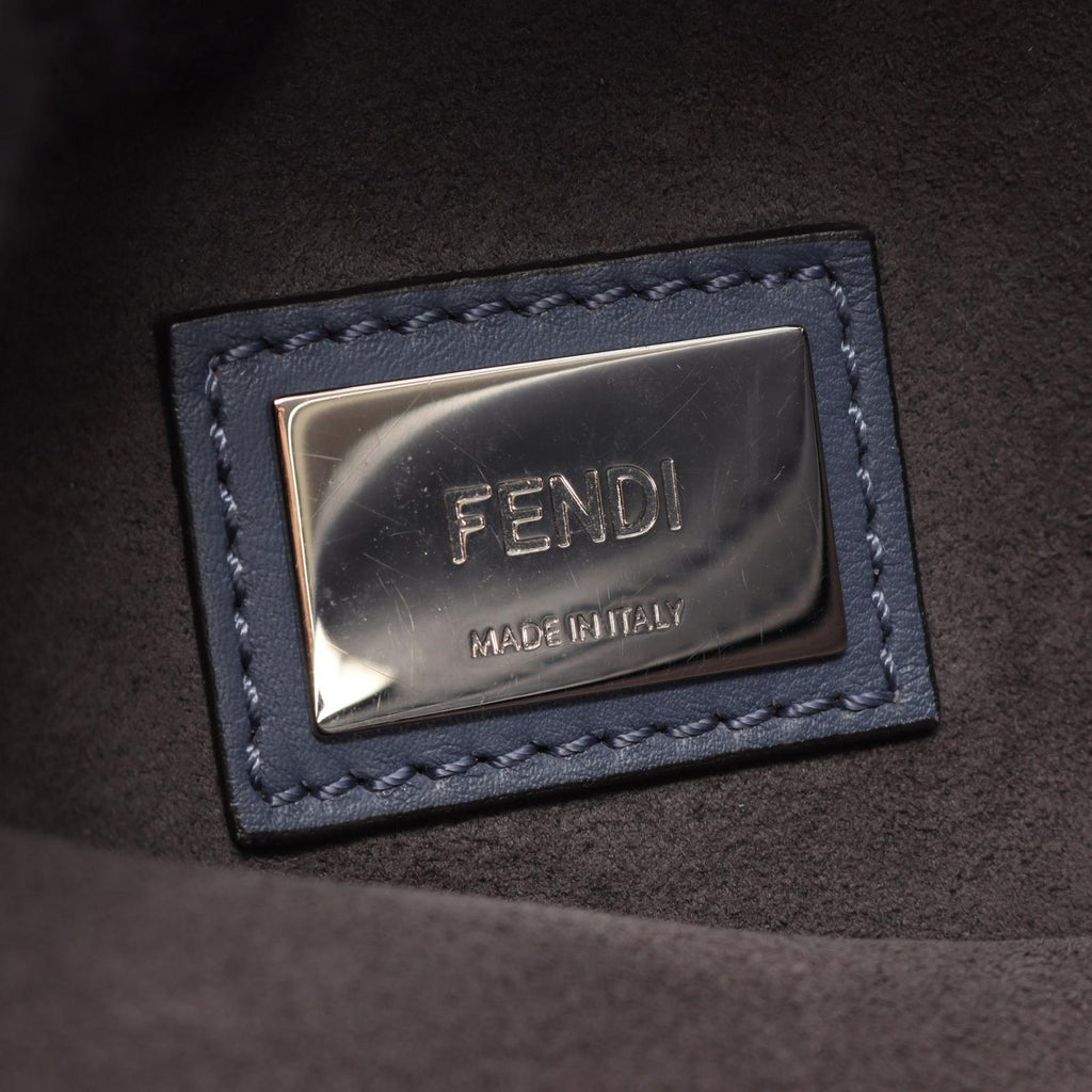 Fendi Handbag Peekaboo Regular 2-Way Blue Leather — view 4