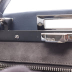 Fendi Handbag Peekaboo Regular 2-Way Blue Leather — view 5