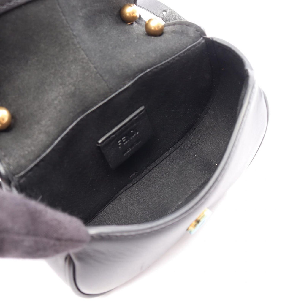 Fendi Shoulder Bag Camon Nano Black Leather — view 3