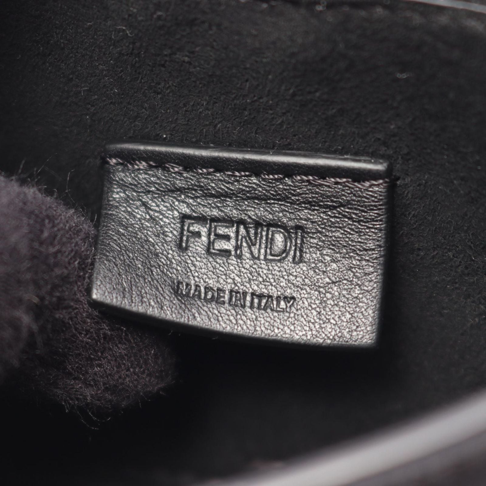 Fendi Shoulder Bag Camon Nano Black Leather — view 4