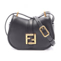 Fendi Shoulder Bag Camon Nano Black Leather