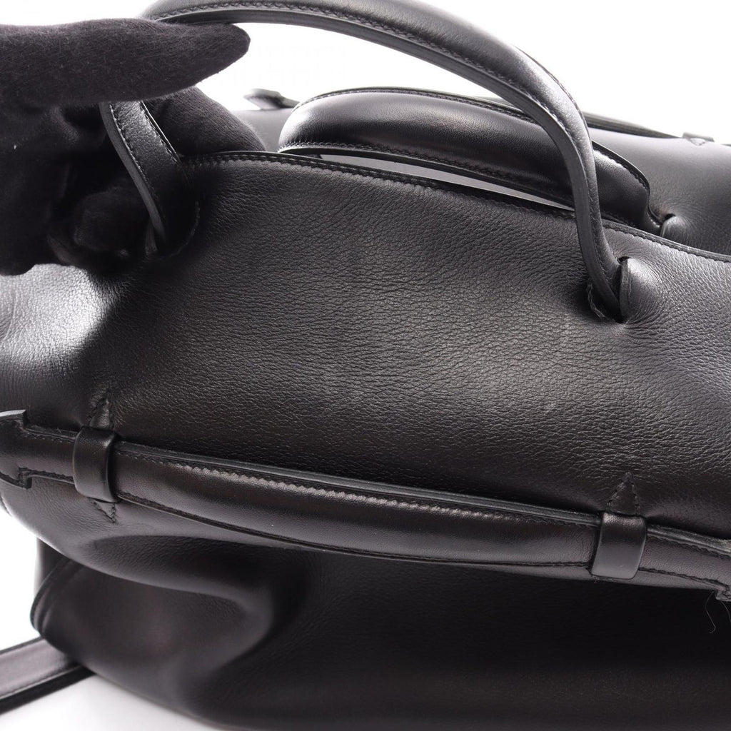 Hermes Handbag Oxa 2-Way Black Leather — view 8