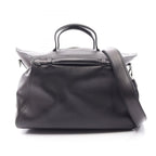 Hermes Handbag Oxa 2-Way Black Leather
