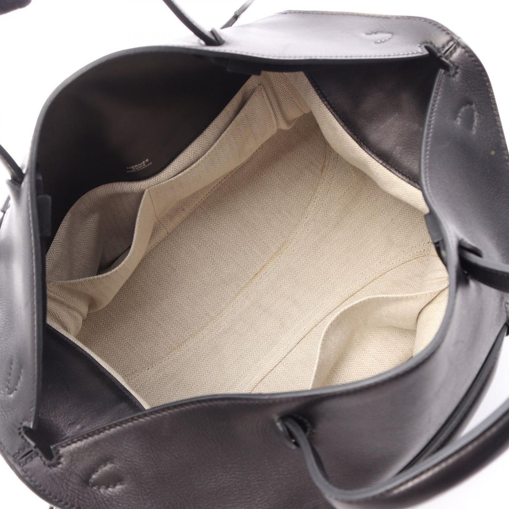 Hermes Handbag Oxa 2-Way Black Leather — view 3