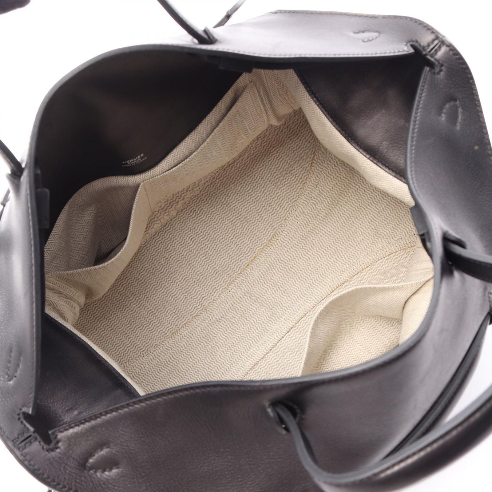 Hermes Handbag Oxa 2-Way Black Leather — view 3
