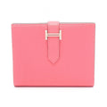 Hermes Bifold Wallet Bearn Compact Rose Azalea Leather