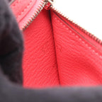 Hermes Bifold Wallet Bearn Compact Rose Azalea Leather — view 8