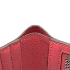 Hermes Bifold Wallet Bearn Compact Rose Azalea Leather — view 9