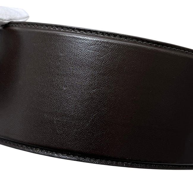 Bottega Veneta Belt Brown M Thick Waist 88 cm 85 Leather — view 6