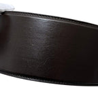 Bottega Veneta Belt Brown M Thick Waist 88 cm 85 Leather — view 6