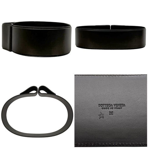 Bottega Veneta Belt Brown M Thick Waist 88 cm 85 Leather — view 2