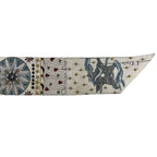 Dior Ribbon Scarf Mitzah L'etoile White Multicolor Already Cleaned Star Pattern — view 6
