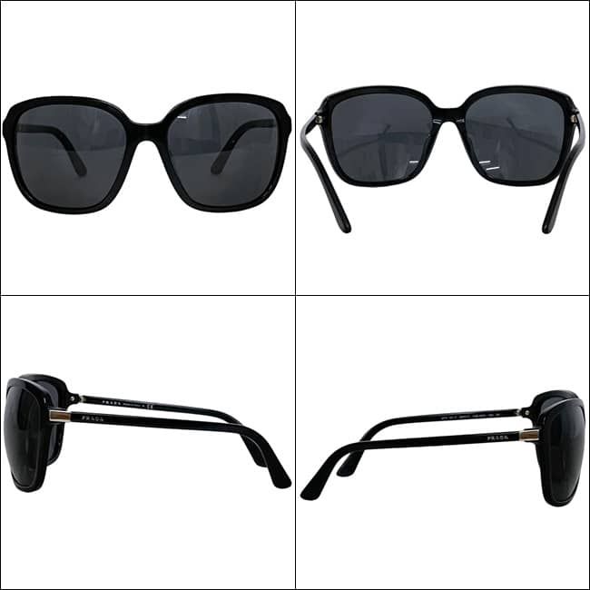 Prada Sunglasses Black Spr Side Logo Acetate Eyewear — view 2