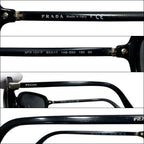 Prada Sunglasses Black Spr Side Logo Acetate Eyewear — view 4