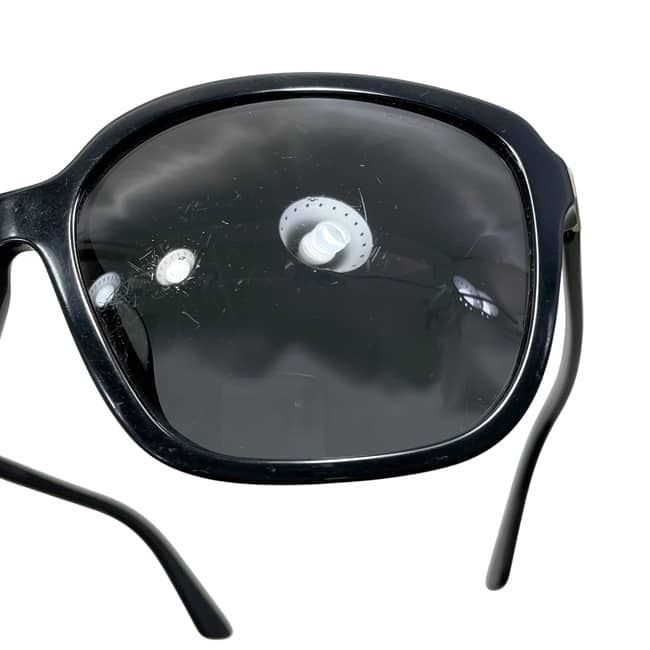 Prada Sunglasses Black Spr Side Logo Acetate Eyewear — view 8