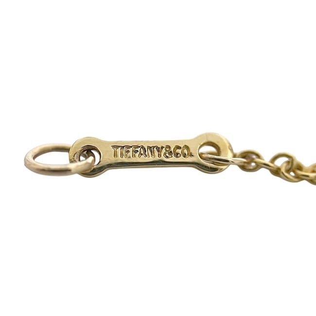 Tiffany & Co Necklace Kiss Yellow Gold YG Paloma Picasso Polished 750 18k — view 4