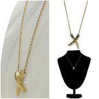 Tiffany & Co Necklace Kiss Yellow Gold YG Paloma Picasso Polished 750 18k — view 2