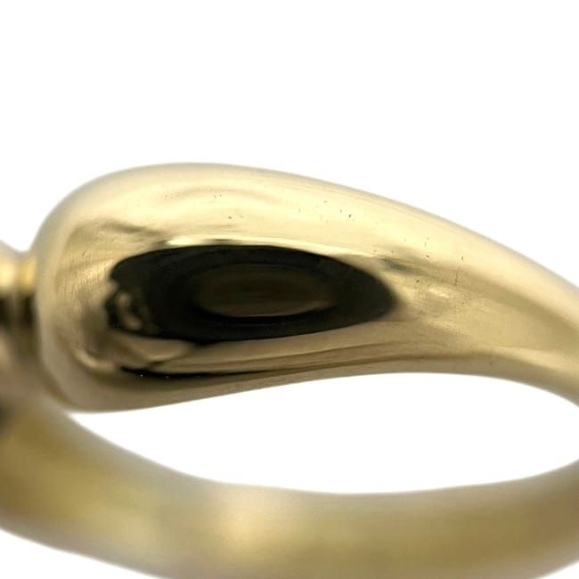 Tiffany & Co Diamond Ring Yellow Gold YG Jp5 Polished 750 18k — view 6