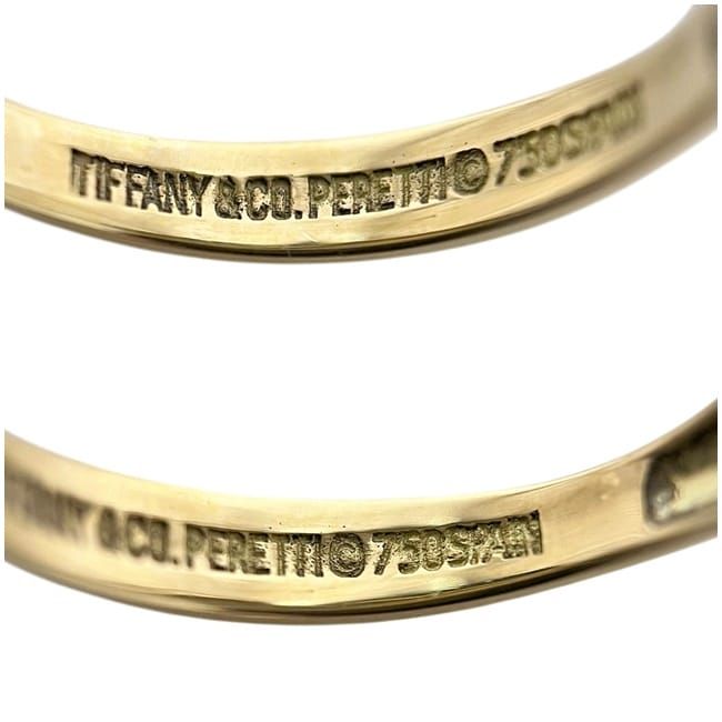 Tiffany & Co Diamond Ring Yellow Gold YG Jp5 Polished 750 18k — view 3