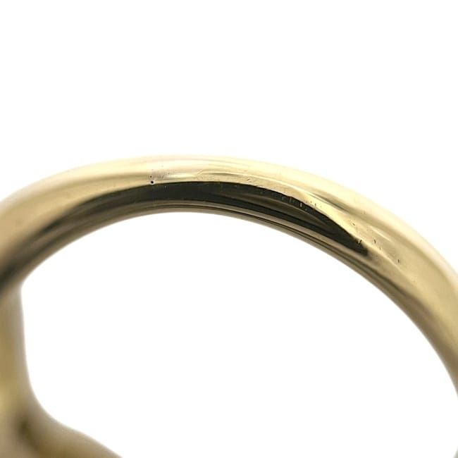 Tiffany & Co Diamond Ring Yellow Gold YG Jp5 Polished 750 18k — view 7