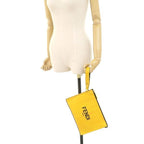 Fendi Clutch Yellow — view 9