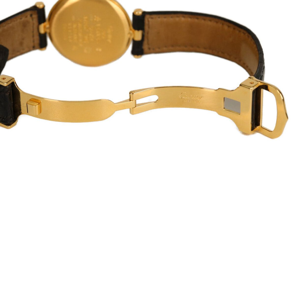 Cartier 925 Must Vand vermeil LM Black Dial Quartz — view 6