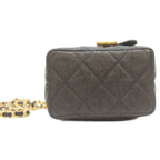 Chanel 31 Black Caviar Top Handle Minivanity — view 5