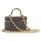 Chanel 31 Black Caviar Top Handle Minivanity — view 3