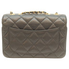 Chanel 24 Black Rum Gold Herevintage Flap Mini Quilted 18 — view 3