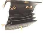 Chanel 24 Black Rum Gold Herevintage Flap Mini Quilted 18 — view 8