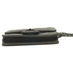 Chanel 2.55 black Vintage Card Case Chain Minishoulder — view 5