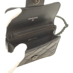 Chanel 2.55 black Vintage Card Case Chain Minishoulder — view 6