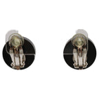 Chanel CC Logo Rhinestone Earrings — view 3