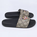 Gucci GG Supreme Angry Cat Slide Sandals — view 5