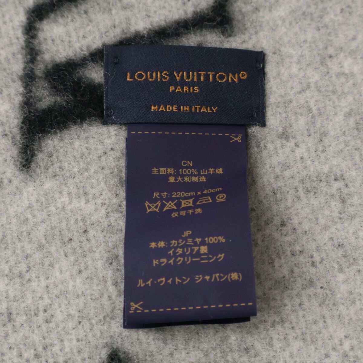 Louis Vuitton Scarf Black — view 5