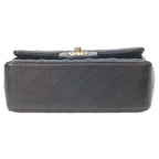 Chanel Black Rum Gold Mini Quilted 20 Chain Shoulder — view 5