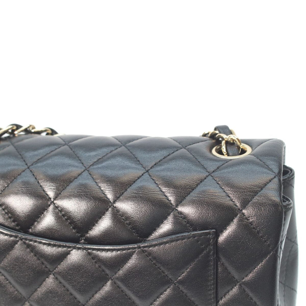 Chanel Black Rum Gold Mini Quilted 20 Chain Shoulder — view 9