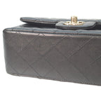 Chanel Black Rum Gold Mini Quilted 20 Chain Shoulder — view 6