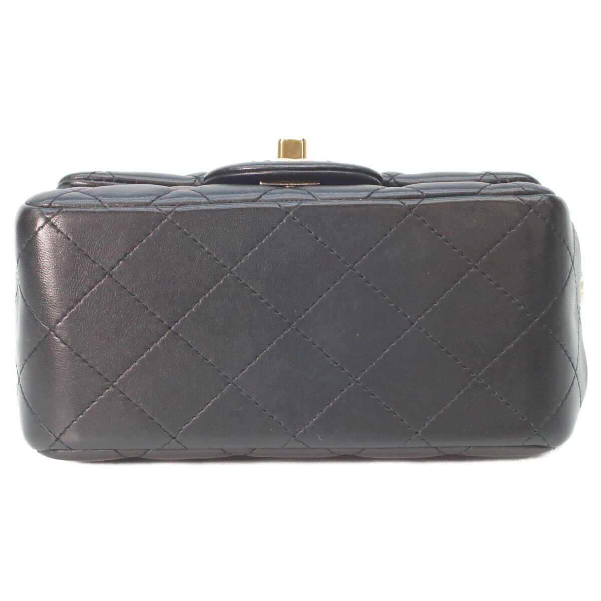 Chanel Black Rum Gold Mini Quilted 17 Shoulder — view 5
