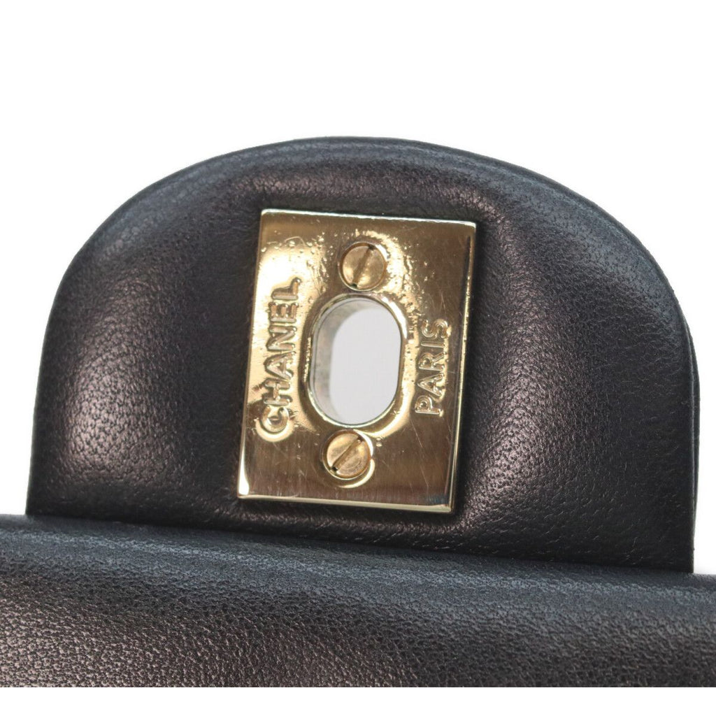 Chanel Black Rum Gold Mini Quilted 17 Shoulder — view 9